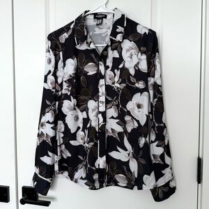 Express Portofino Floral Blouse